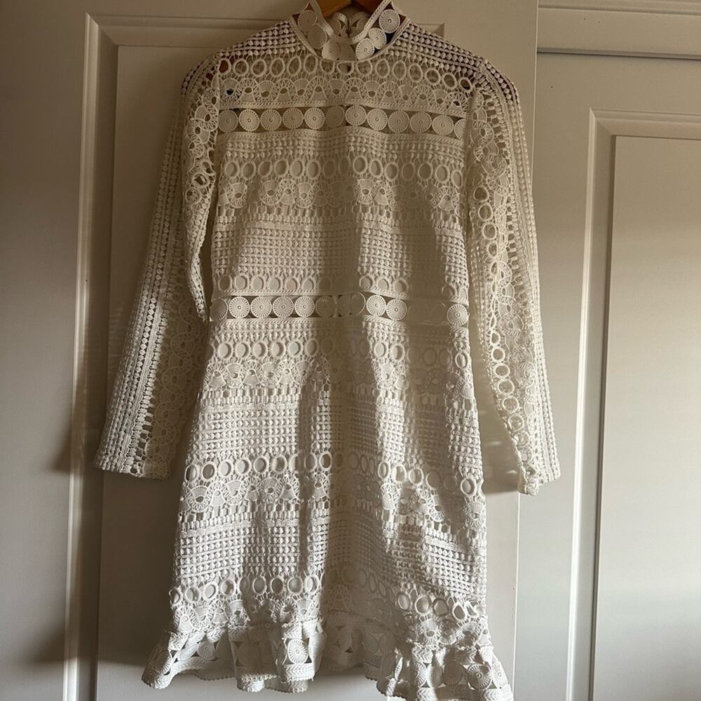 CLOSET CLEAR OUT Few Moda White Lace Dress